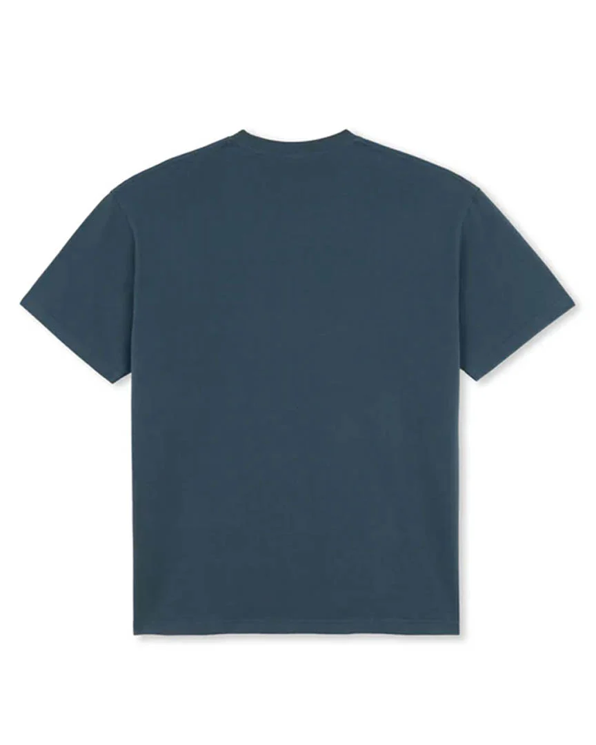 Dead Flowers T-Shirt - Grey Blue - Image 2