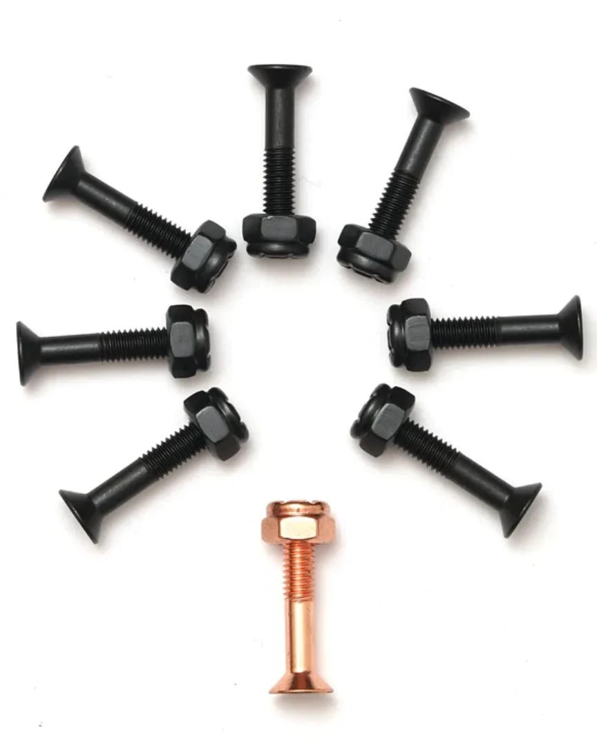 Allen 1" Skateboard Hardware - Bronze - Image 2