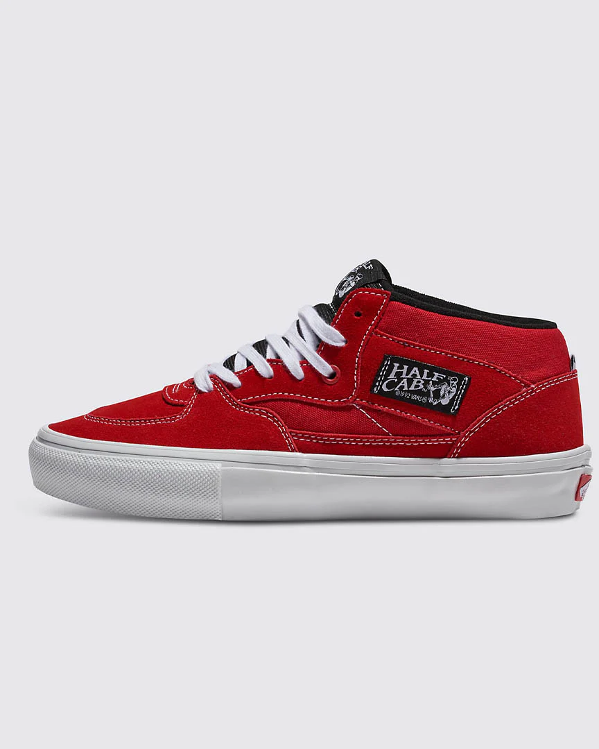 Skate Half Cab Shoes - Red/White - Image 2