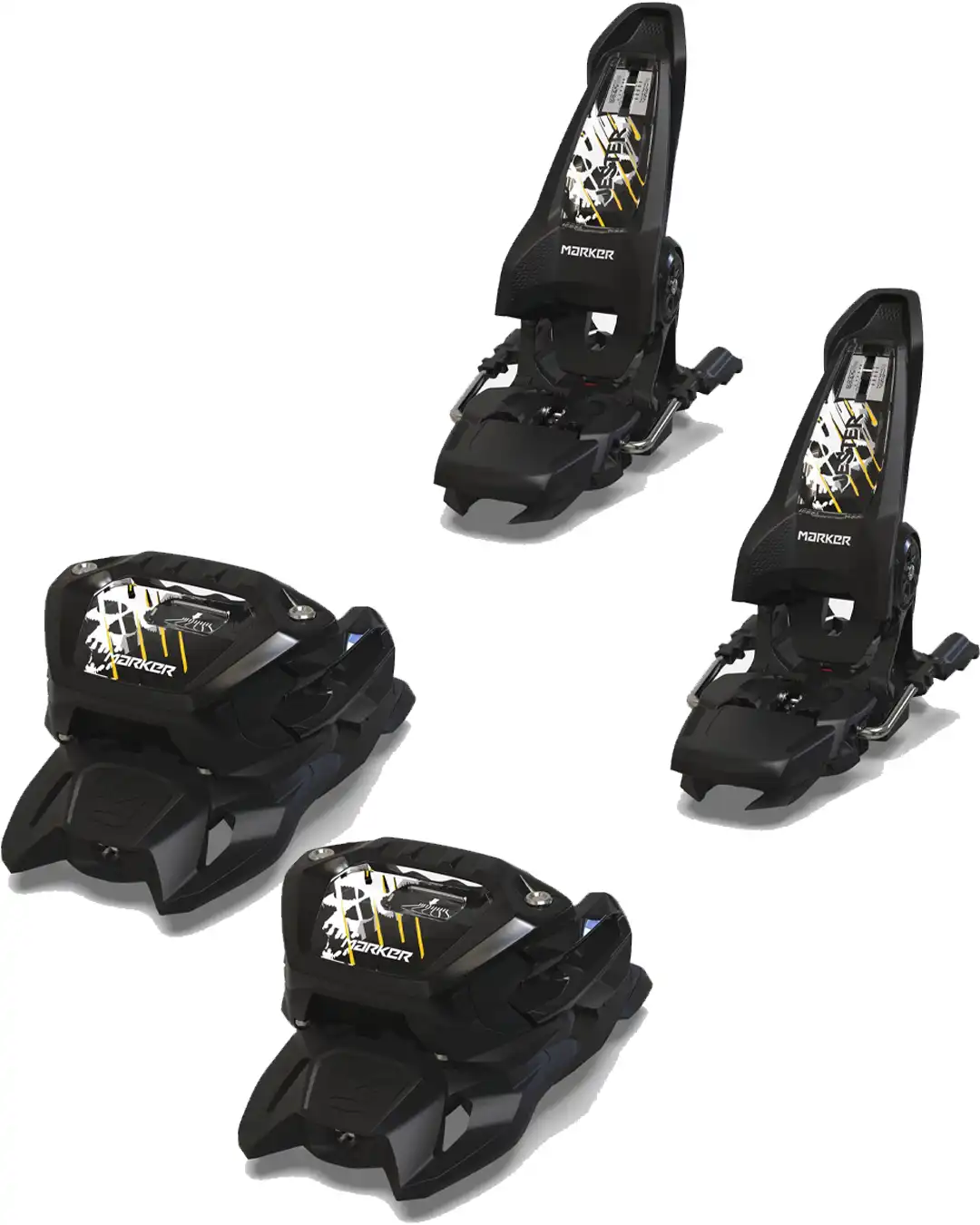 Jester Pro 18 Id Ski Bindings - Black 2026