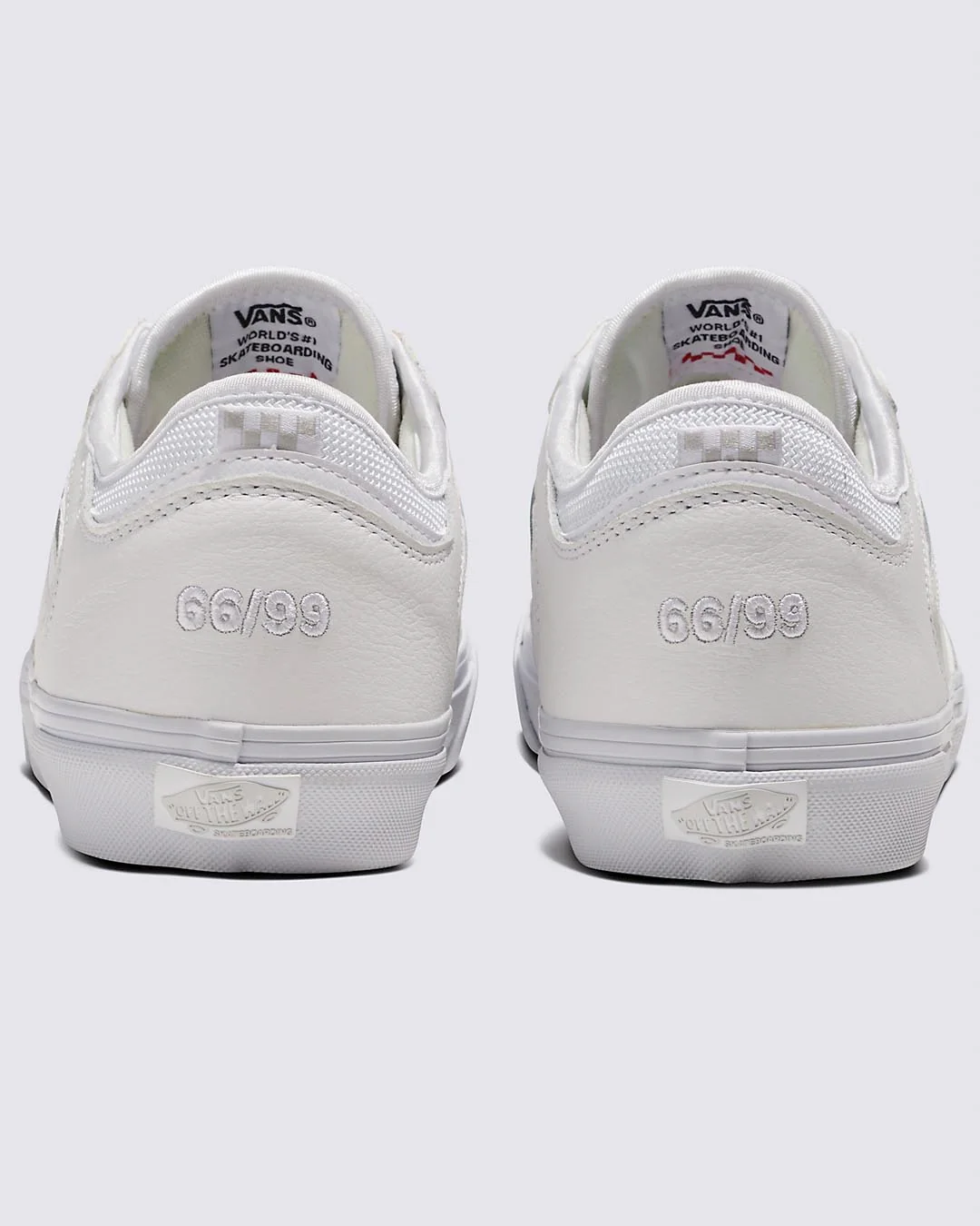 Skate Rowley Leather Shoes - White/White - Image 4