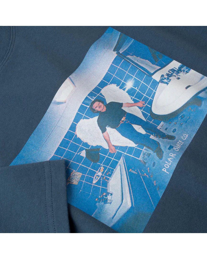 Angel Man T-Shirt - Grey Blue - Image 3