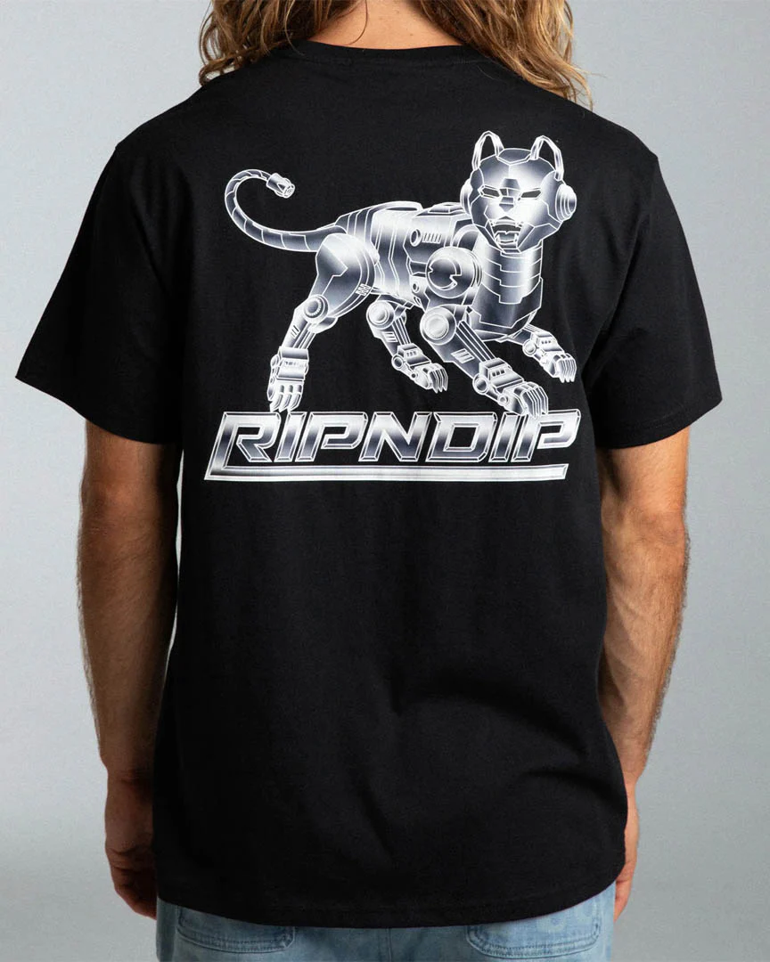 Robo Nerm T-Shirt - Black - Image 3