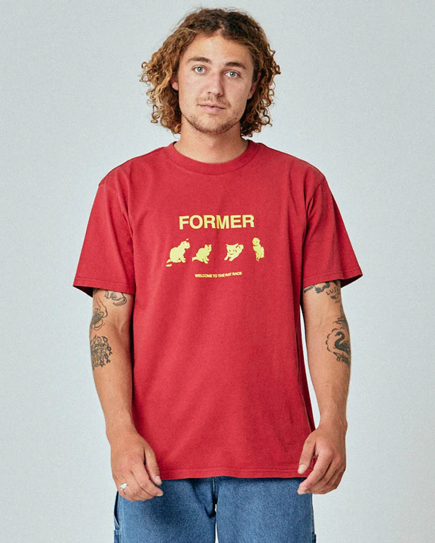 Kitty Litter T-Shirt - Washed Red - Image 2