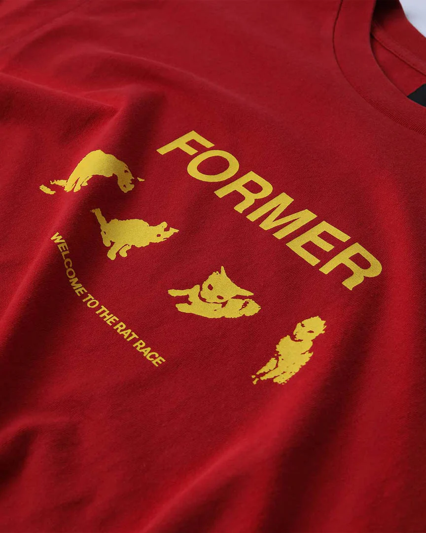 Kitty Litter T-Shirt - Washed Red - Image 3