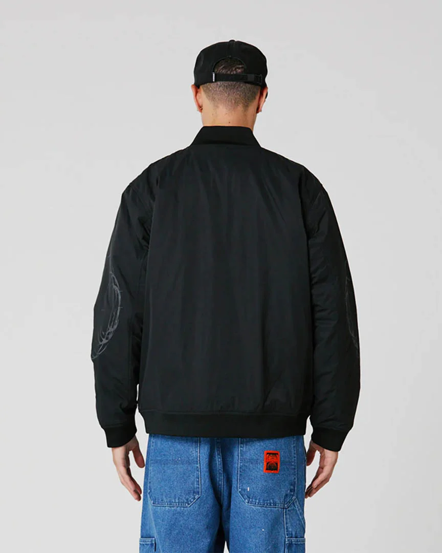 Ag Varsity Coil Jacket - Black - Image 3
