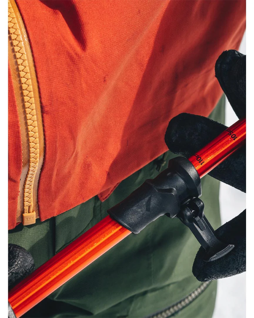 Scepter 3S Pole Splitboarding Poles - Black/Orange - Image 4