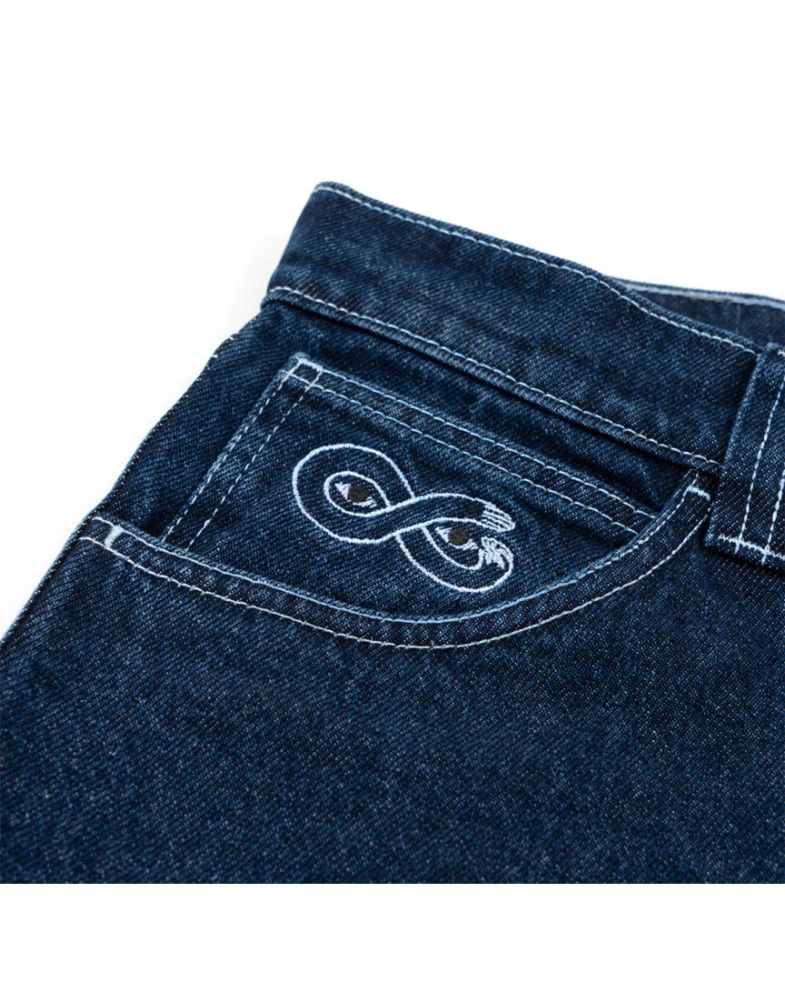 Og Dinim Stitch Jeans - Blue Denim - Image 3