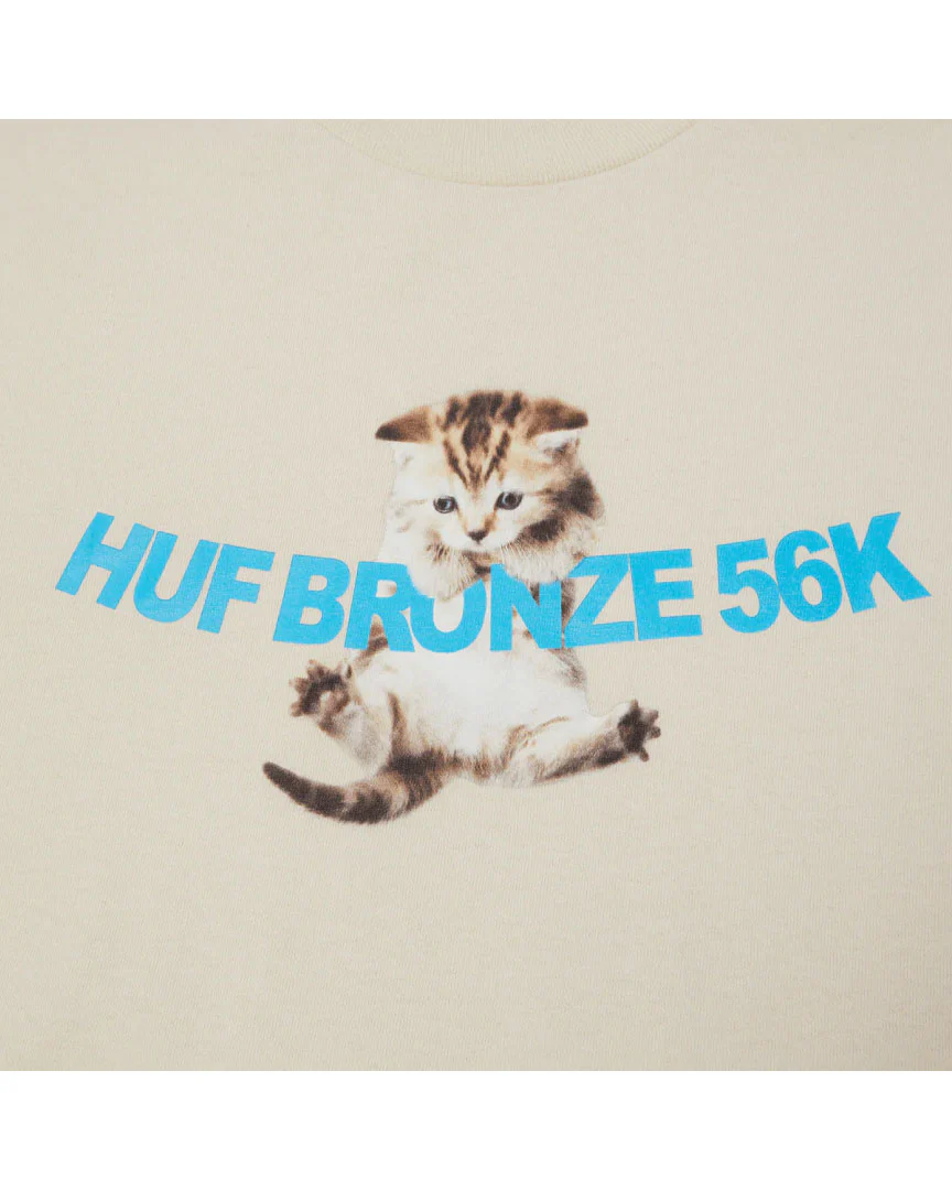 Huf X Bronze Hang In There T-Shirt - Natural - Image 2