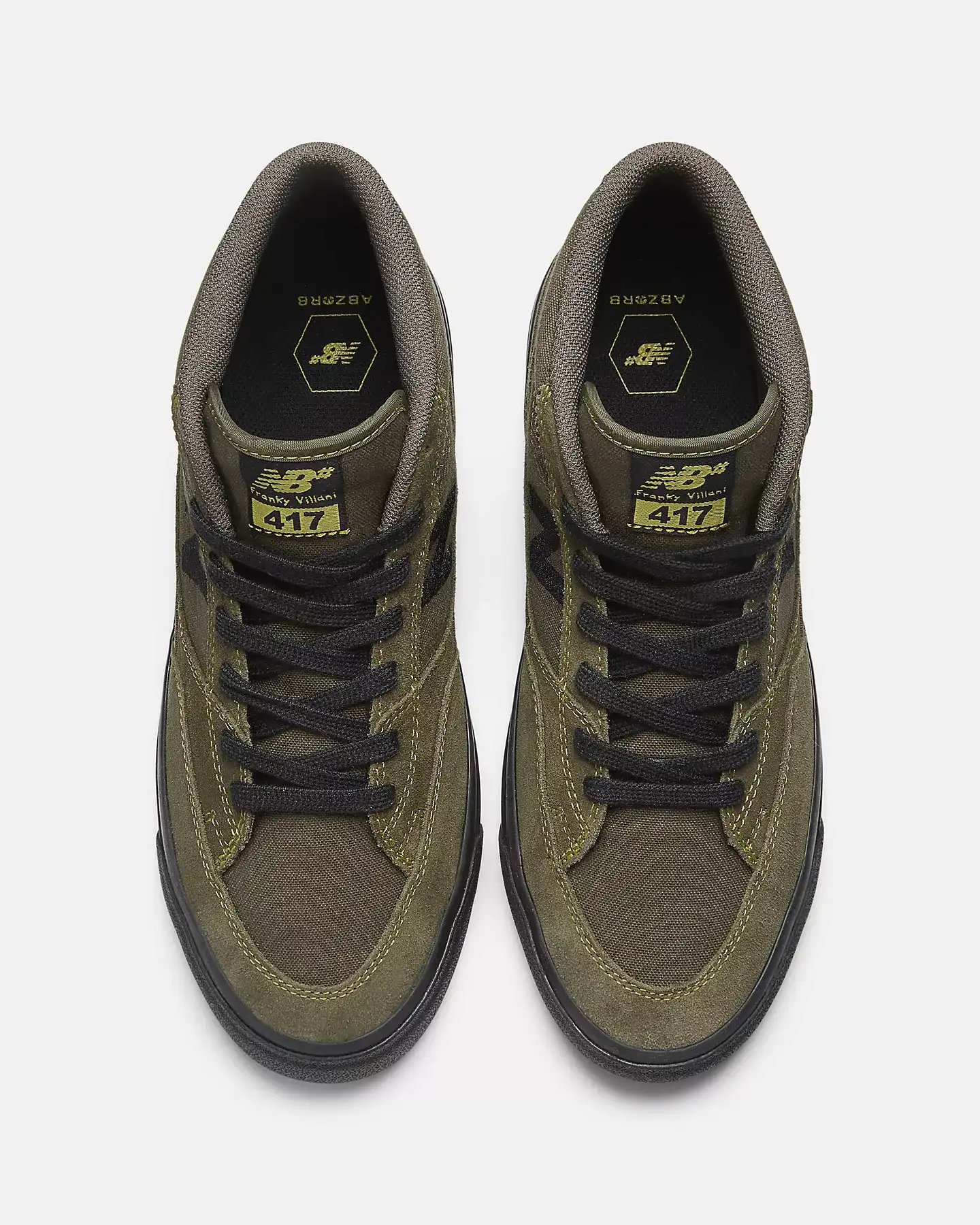 Numeric 417 Mid Shoes - Olive/Black - Image 4