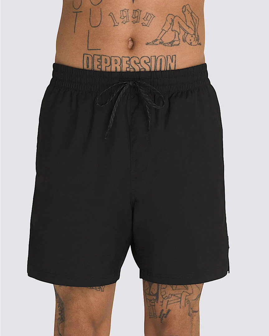 Primary Solid Elastic Shorts - Black - Image 2