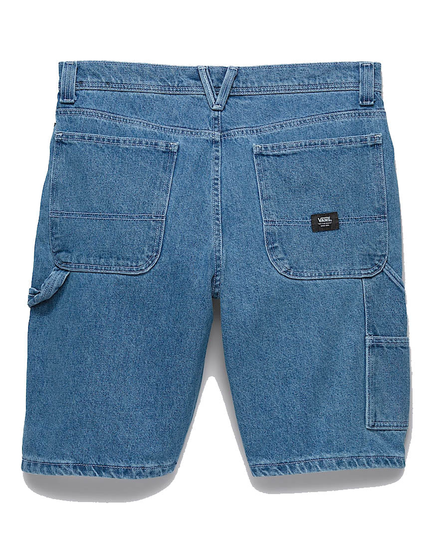 Drill Chore Loose Demin Shorts - Stone Wash - Image 2