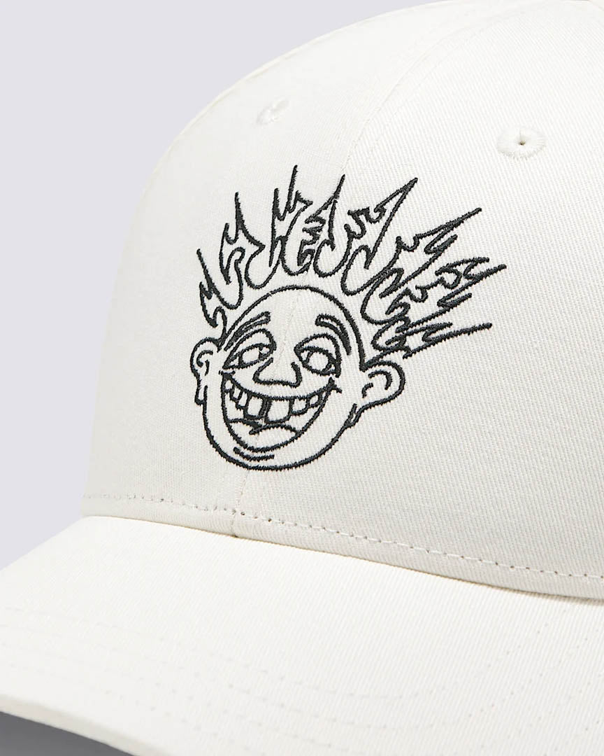 Skate Smile Spike Curve Hat - Marshmallow - Image 2
