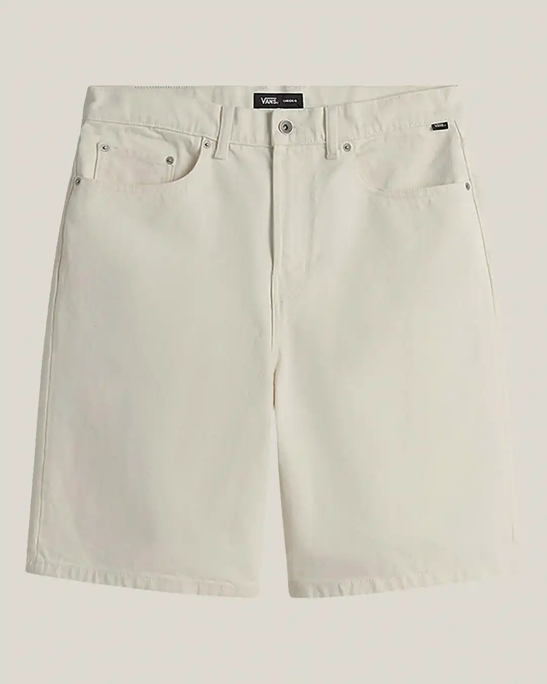 Check-5 Baggy Denim Shorts - Marshmallow