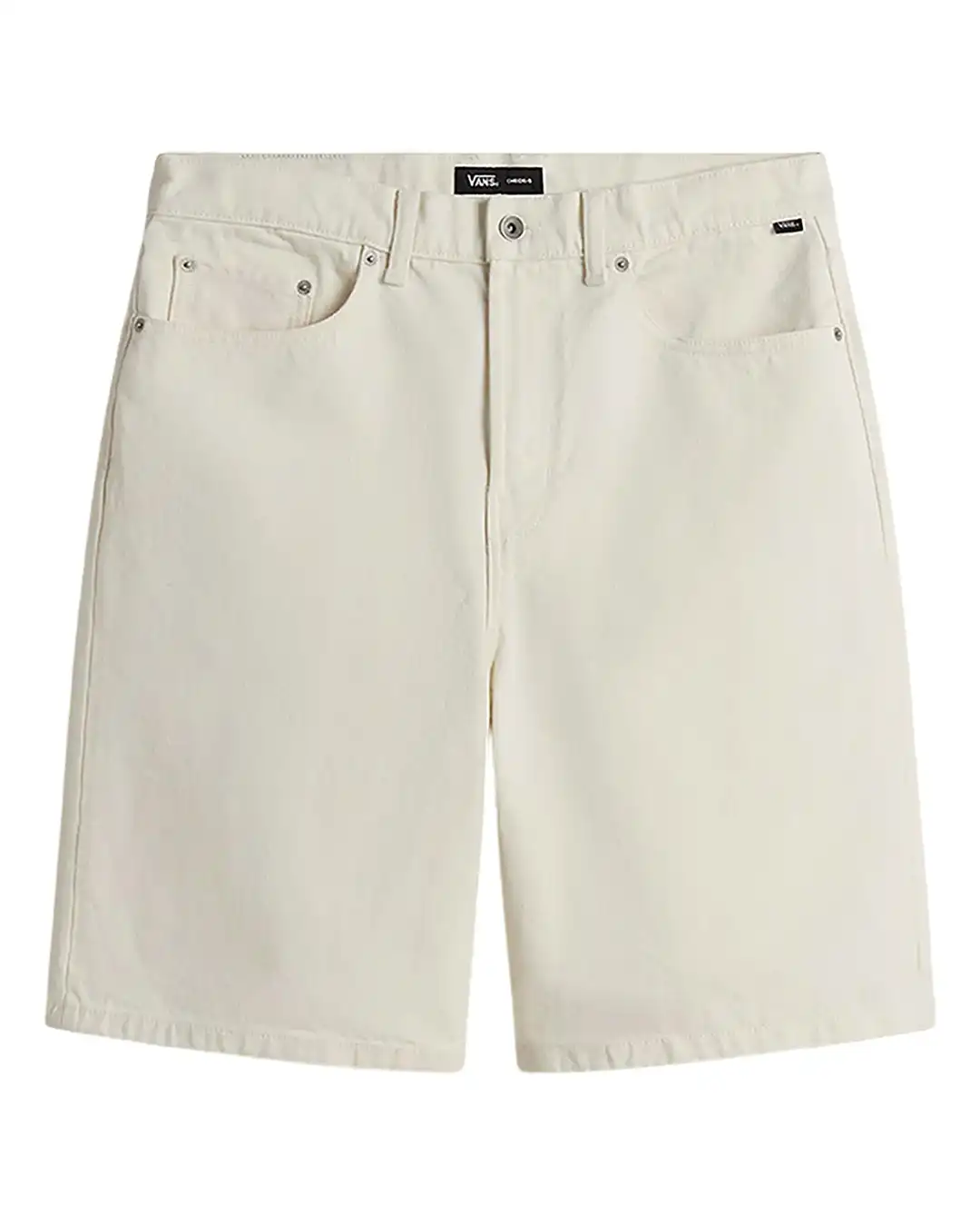 Check-5 Baggy Denim Shorts - Marshmallow - Image 2