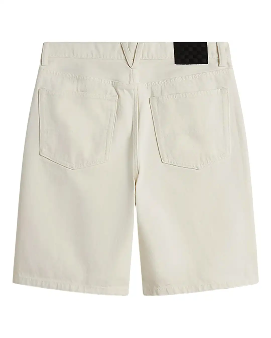 Check-5 Baggy Denim Shorts - Marshmallow - Image 3
