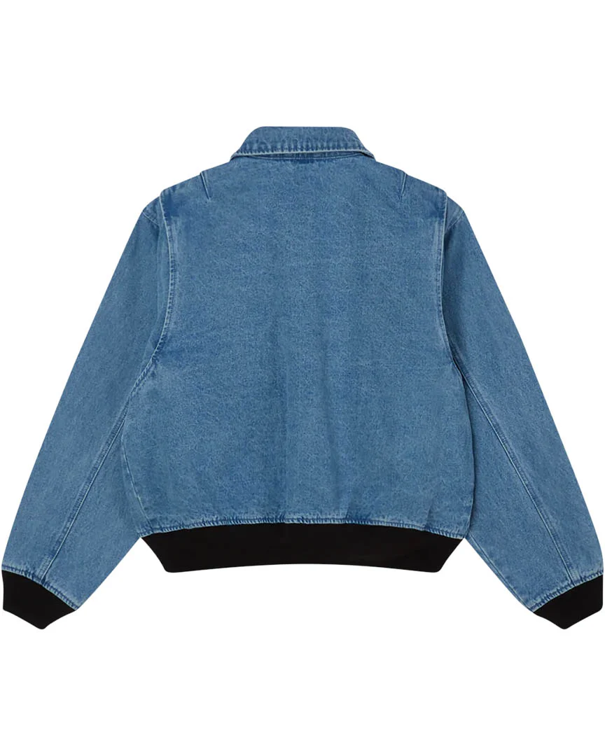 Obey Denim Cwu Jacket - Light Indigo - Image 2