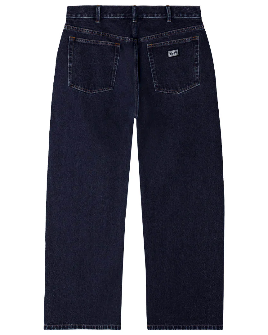Bigwig Baggy Denim Jeans - Rinse Indigo - Image 2
