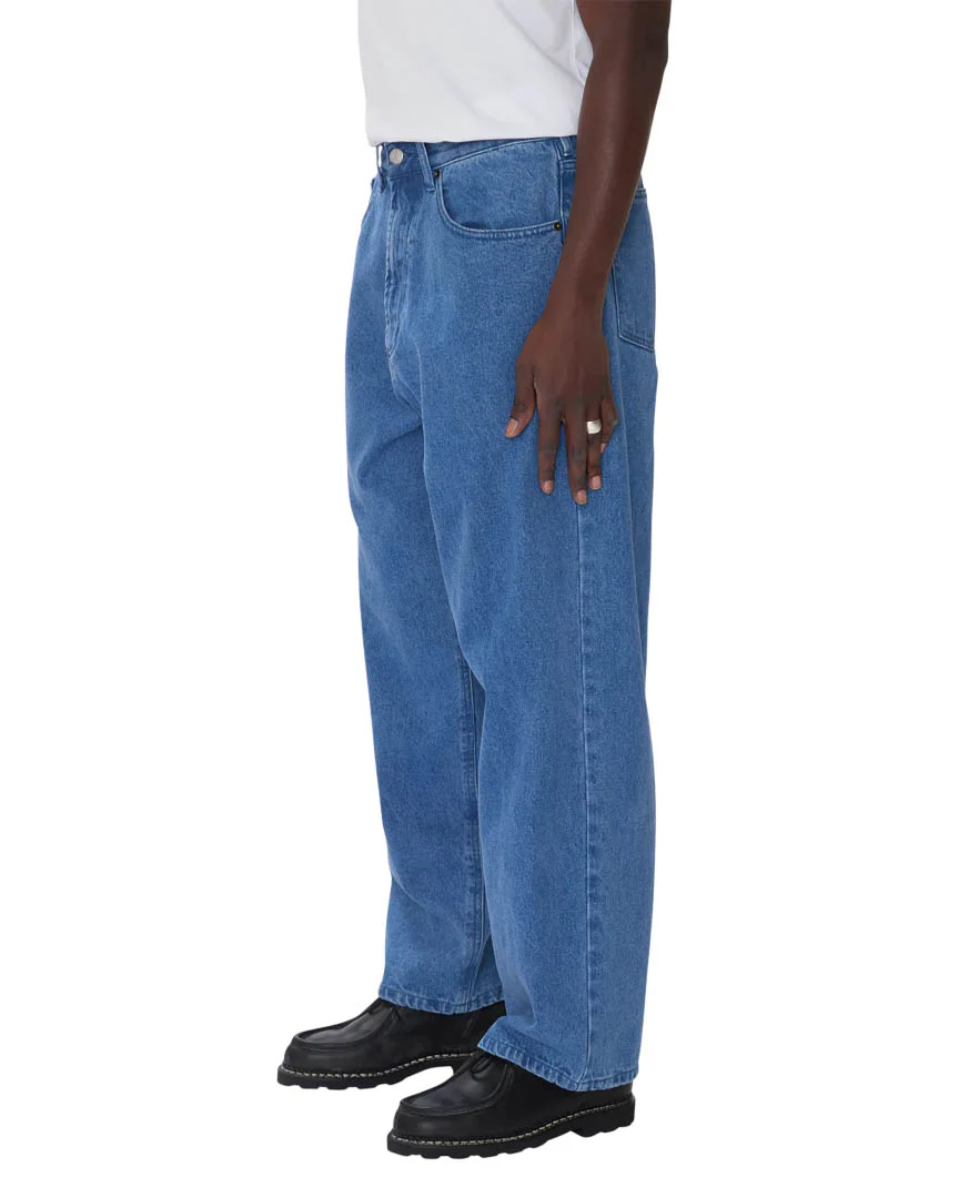 Bigwig Baggy Denim Jeans - Rinse Indigo - Image 4