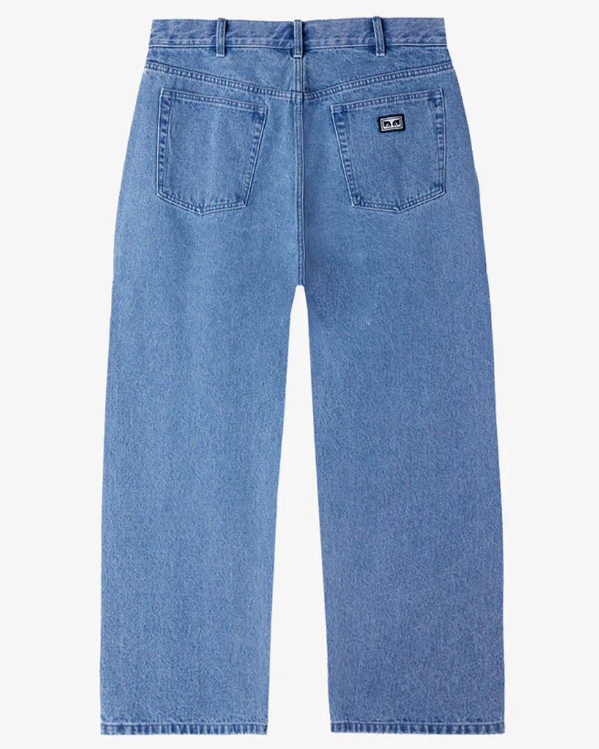 Bigwig Baggy Denim Jeans - Light Indigo - Image 2