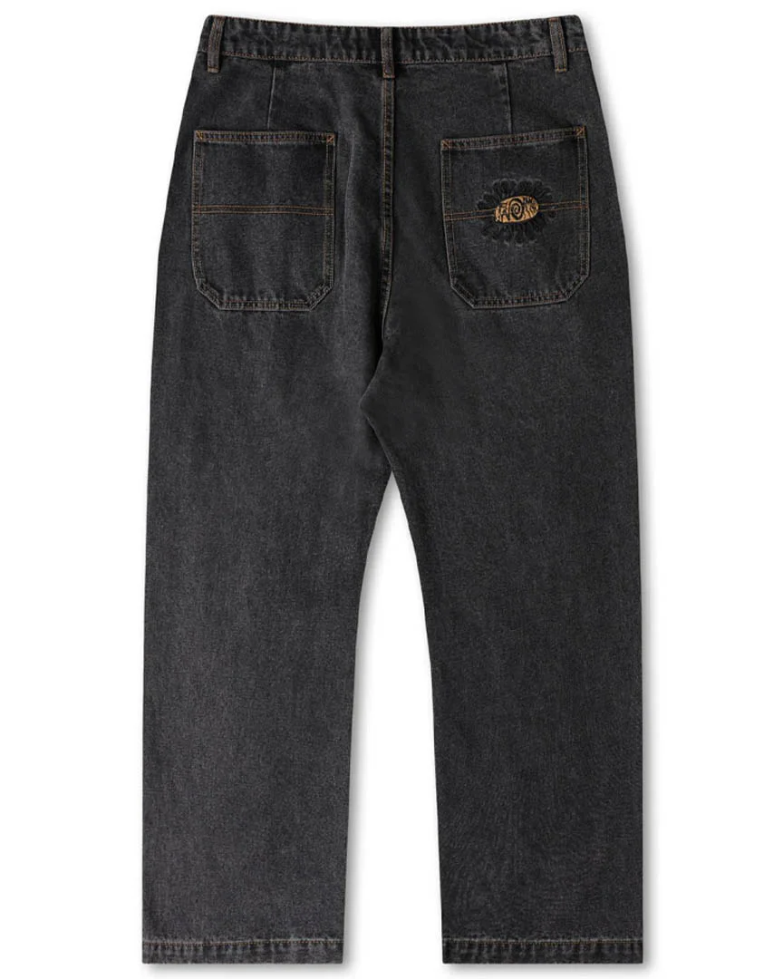 Reynolds Denim Jeans - Washed Black - Image 2