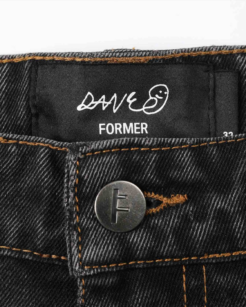 Reynolds Denim Jeans - Washed Black - Image 7