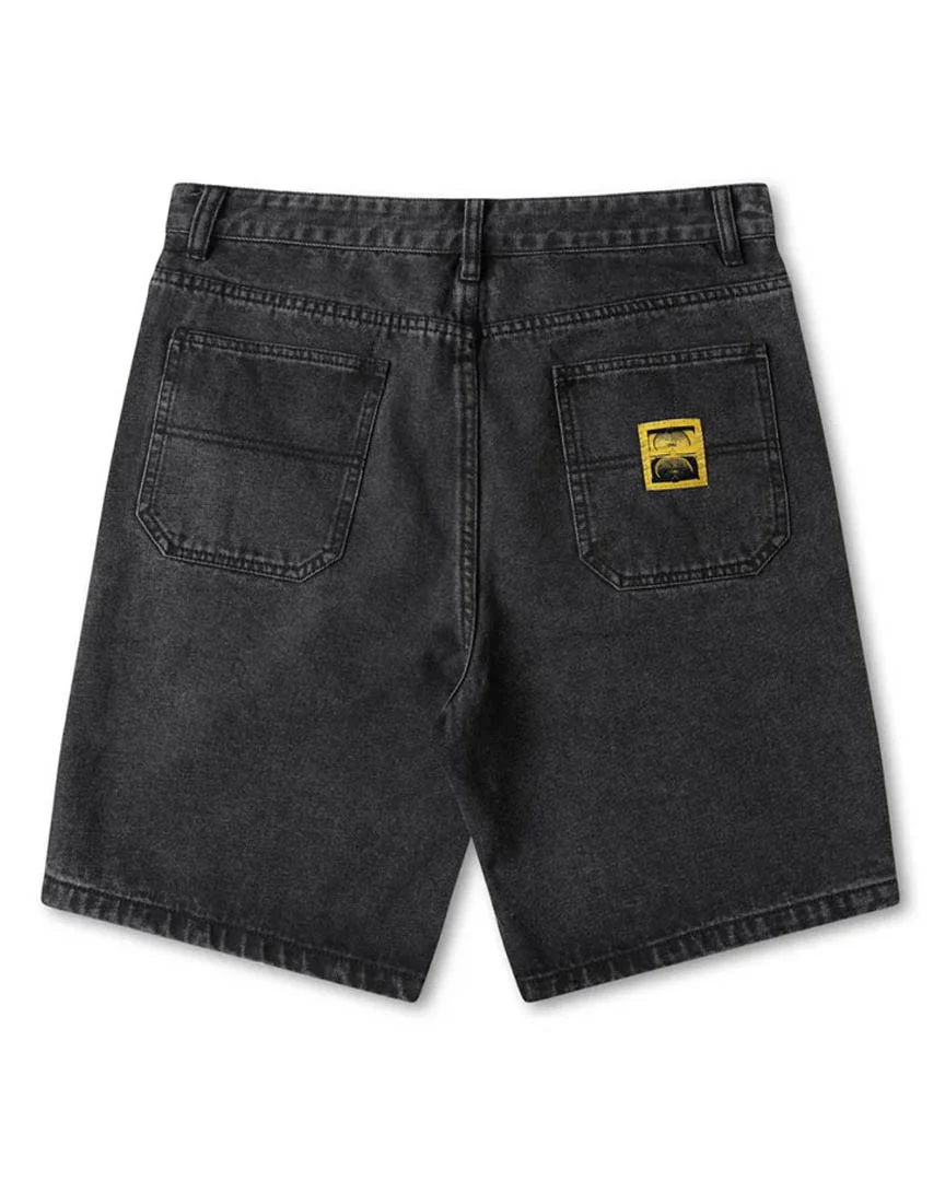 Reynolds 21" Denim Shorts - Washed Black - Image 2