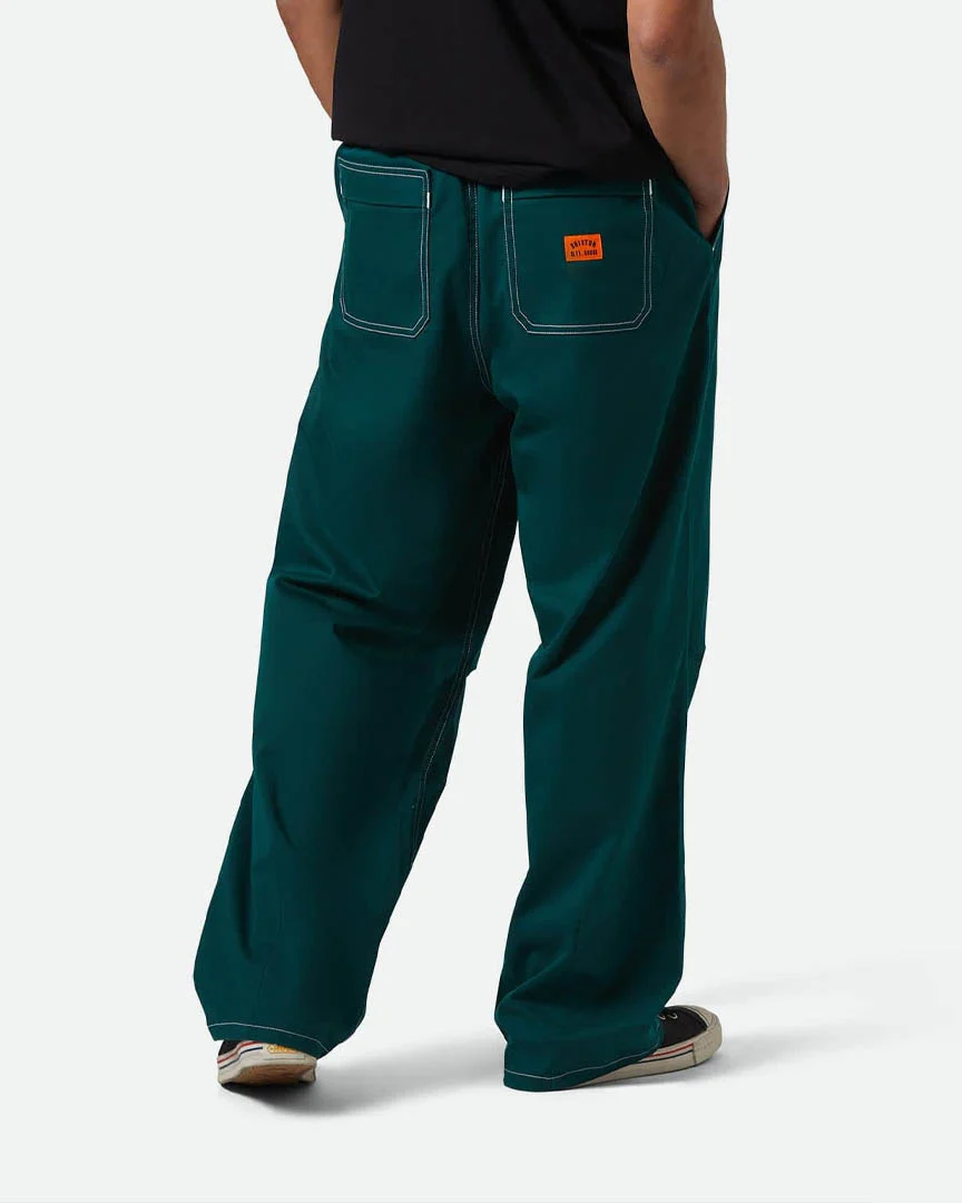 Baggy Skate Pants - Deep Emerald - Image 3