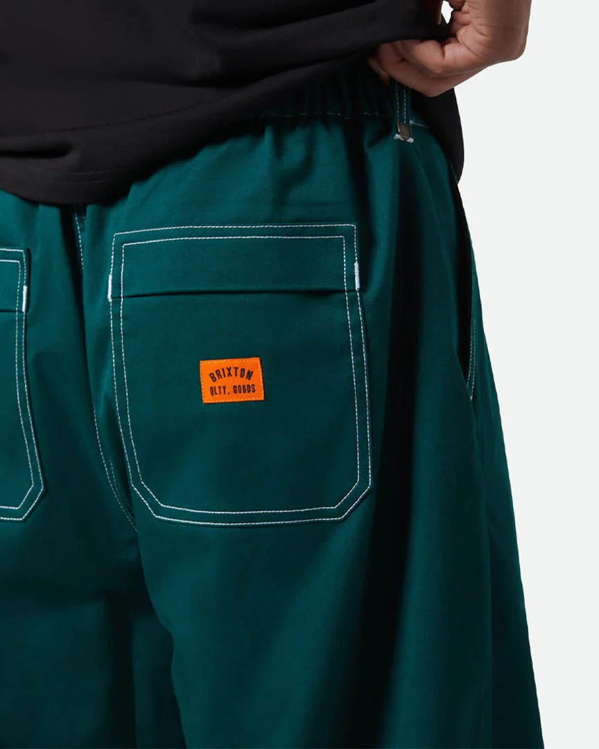Baggy Skate Pants - Deep Emerald - Image 4