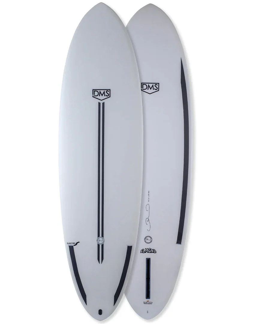 Dms Almond 5'6" Ftu Surfboard - White