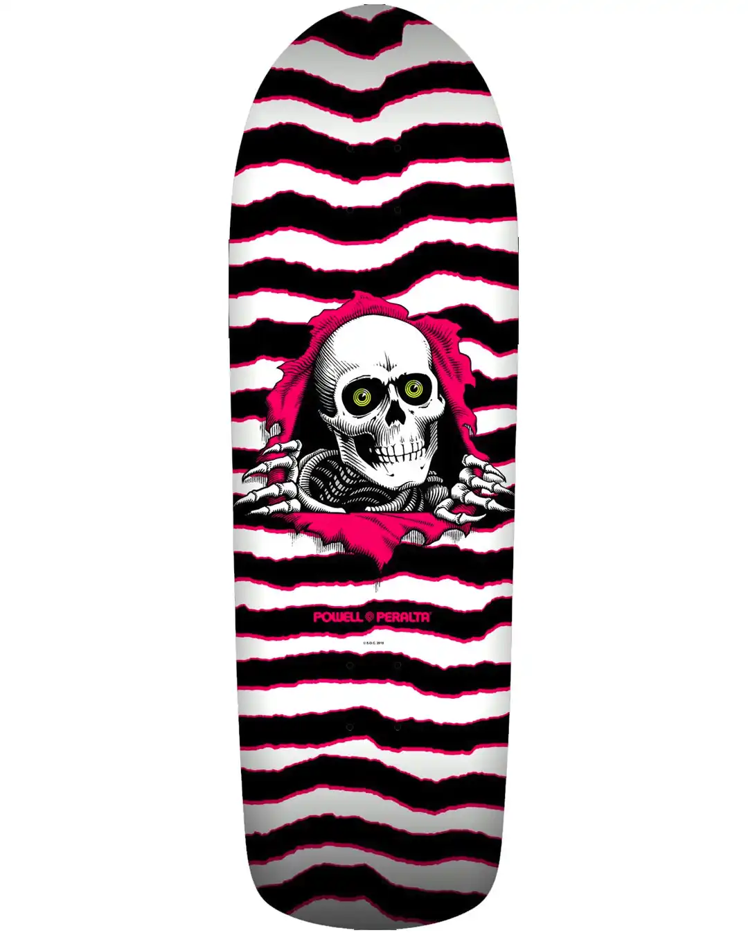 Old School Ripper Retro 10″ X 31.75″ Cruiser Deck - White