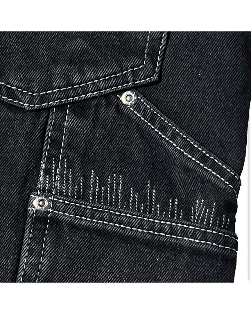 Cpu Jorts Baggy Shorts - Off Black - Image 3