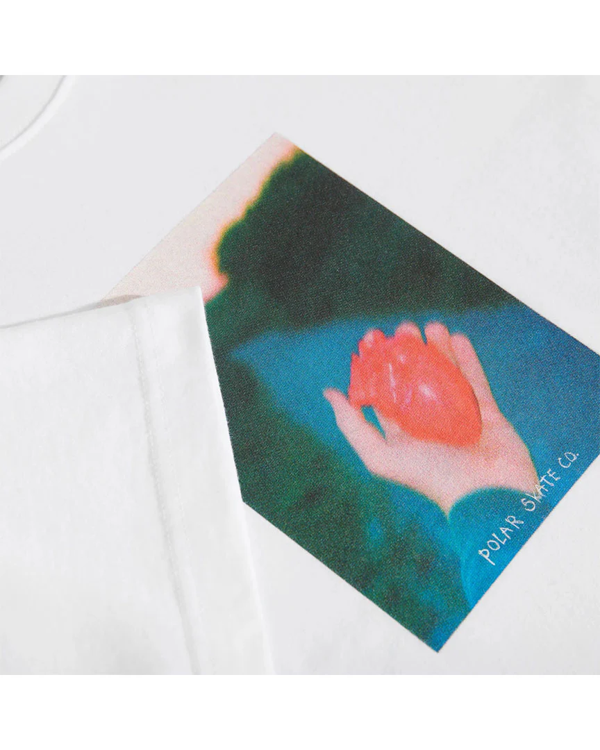 Heart In Hand T-Shirt - White - Image 3