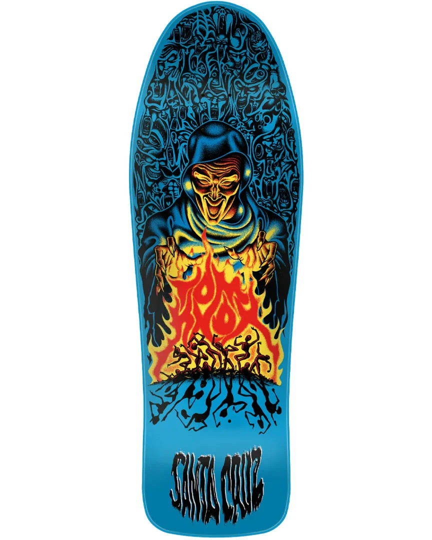 Reissue Knox Firepit Skateboard Deck blue