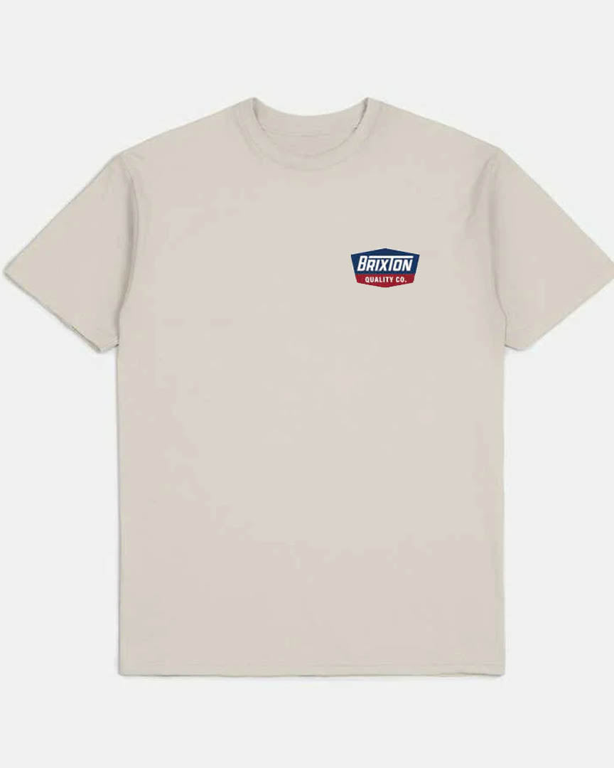Regal S/S T-Shirt - Cream/Navy - Image 2