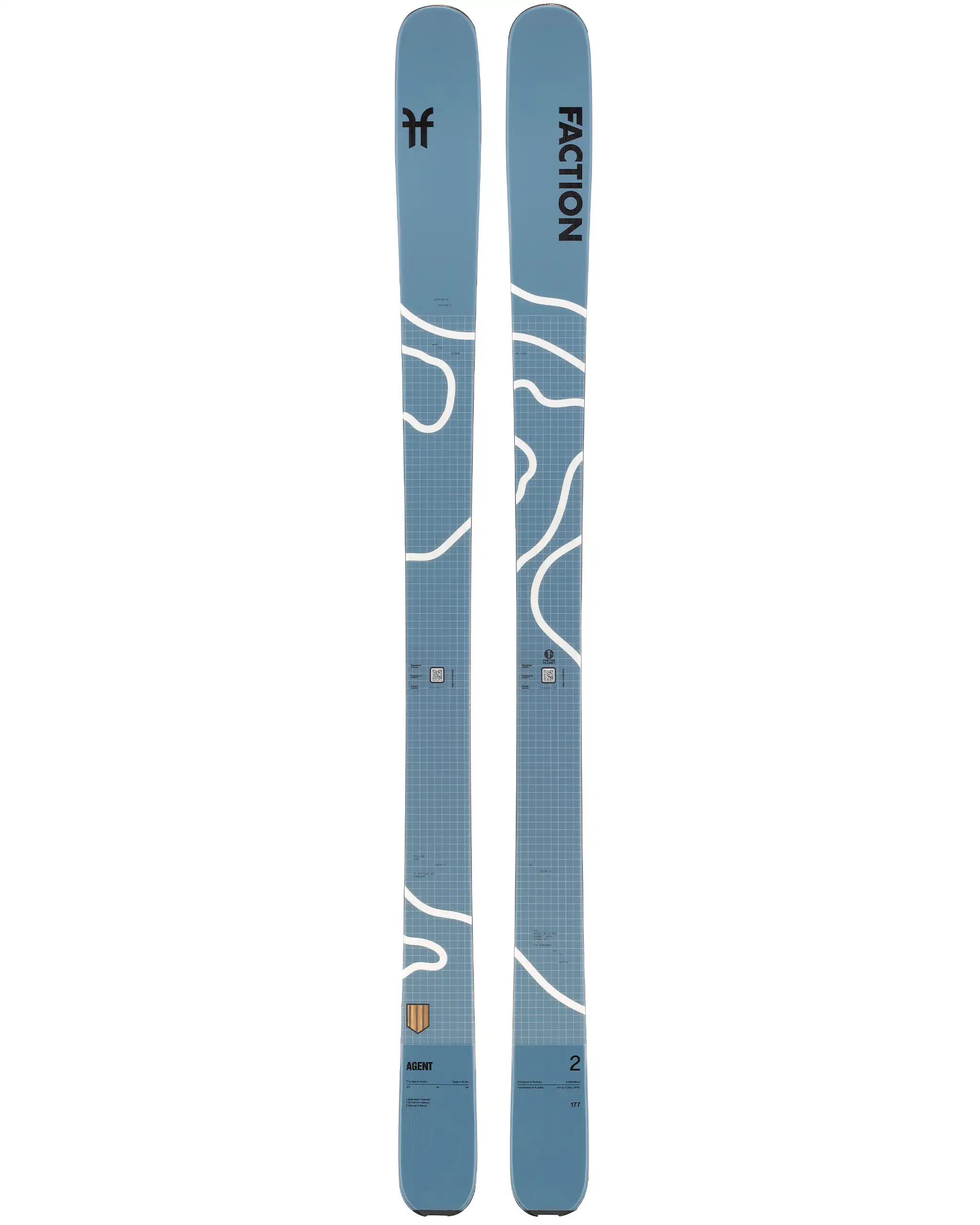 Agent 2 Skis - Blue 2027