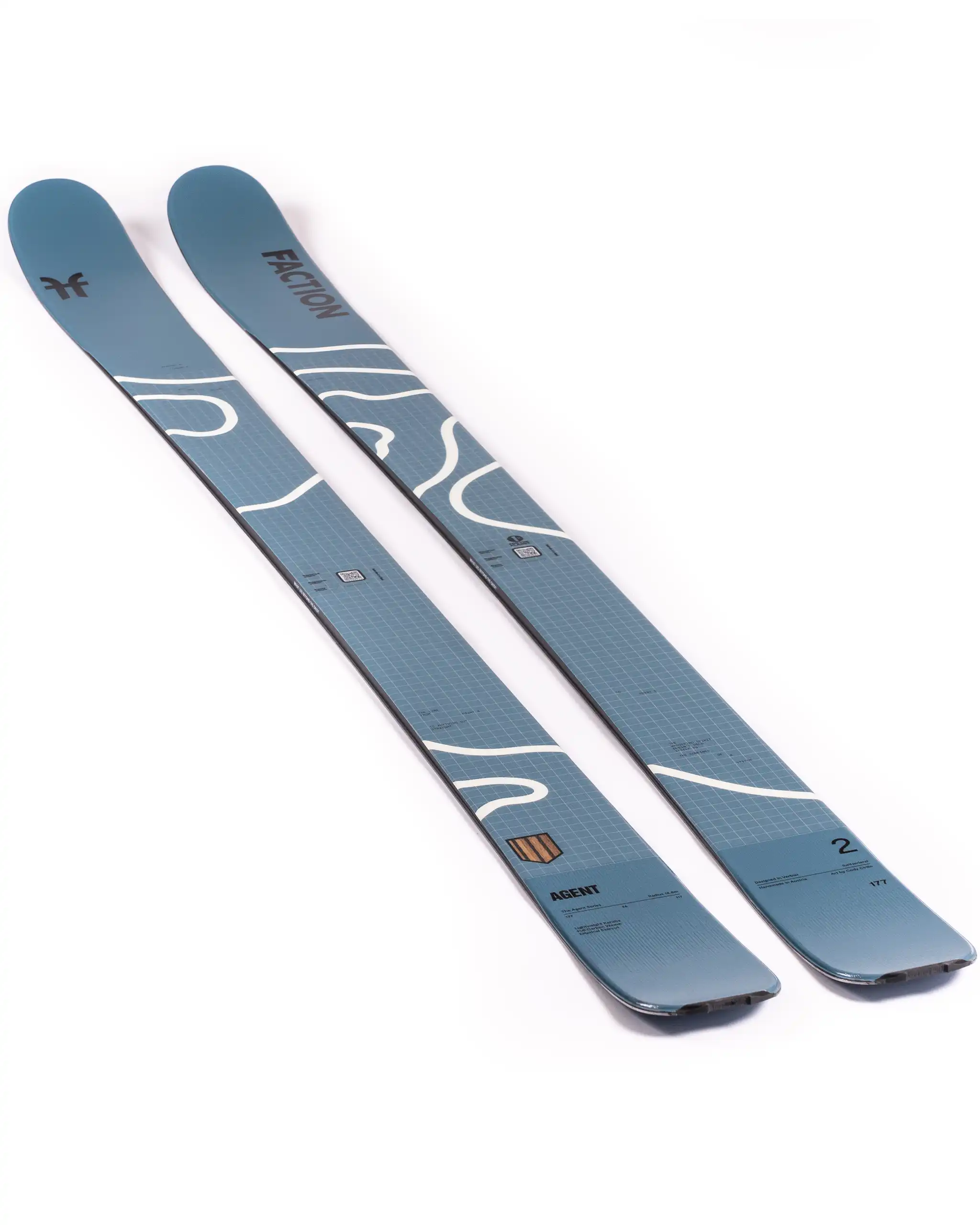 Agent 2 Skis - Blue 2027 - Image 3