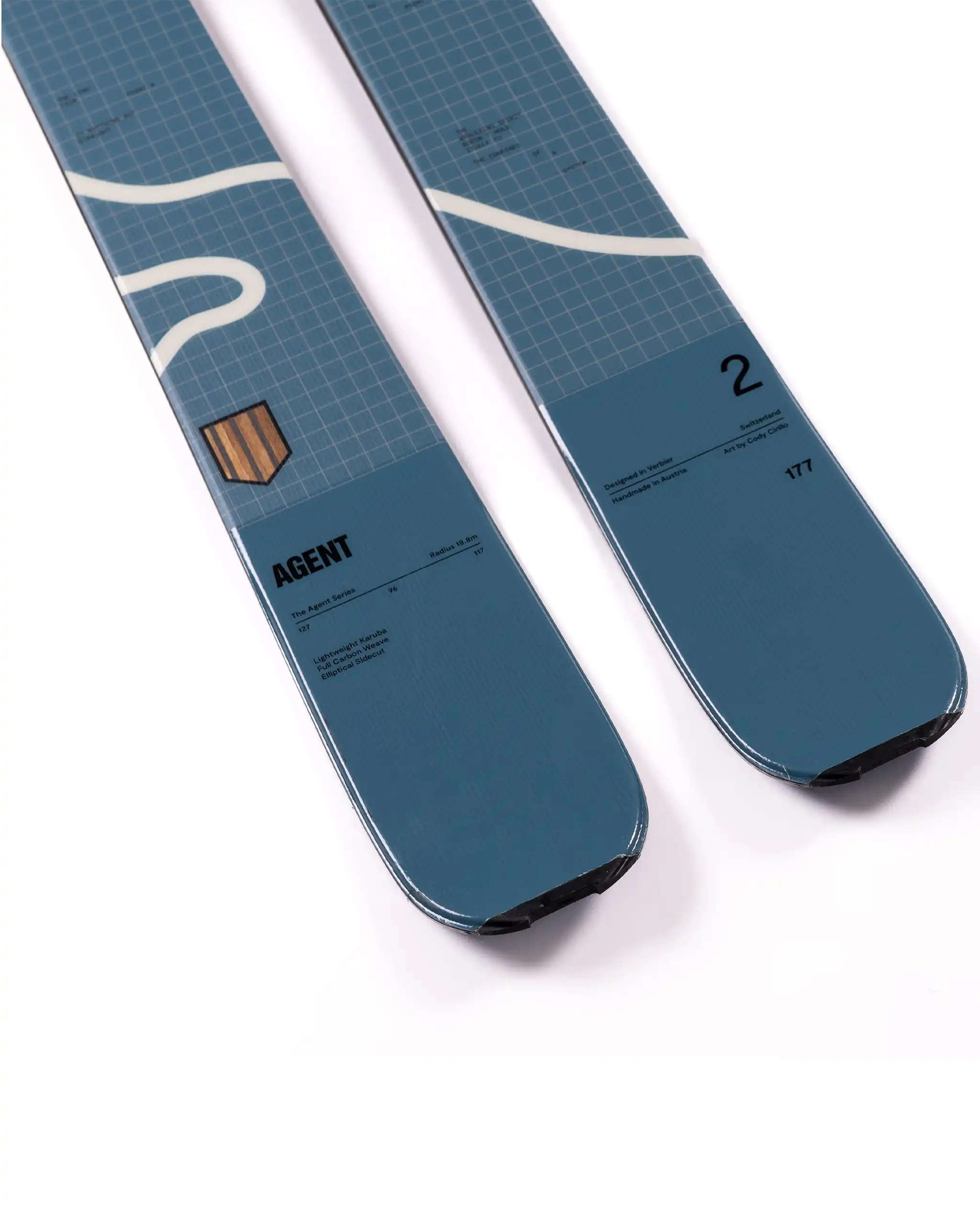 Agent 2 Skis - Blue 2027 - Image 5