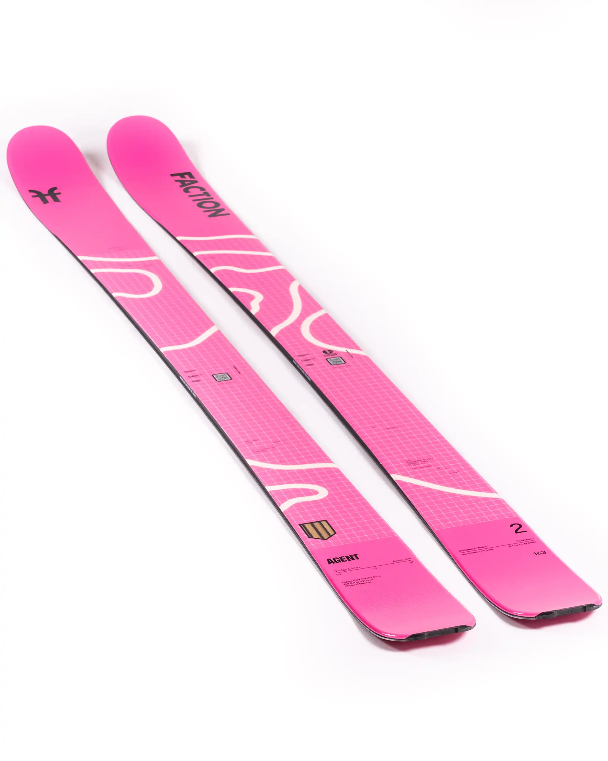 Agent 2 Skis - Pink 2027 - Image 3