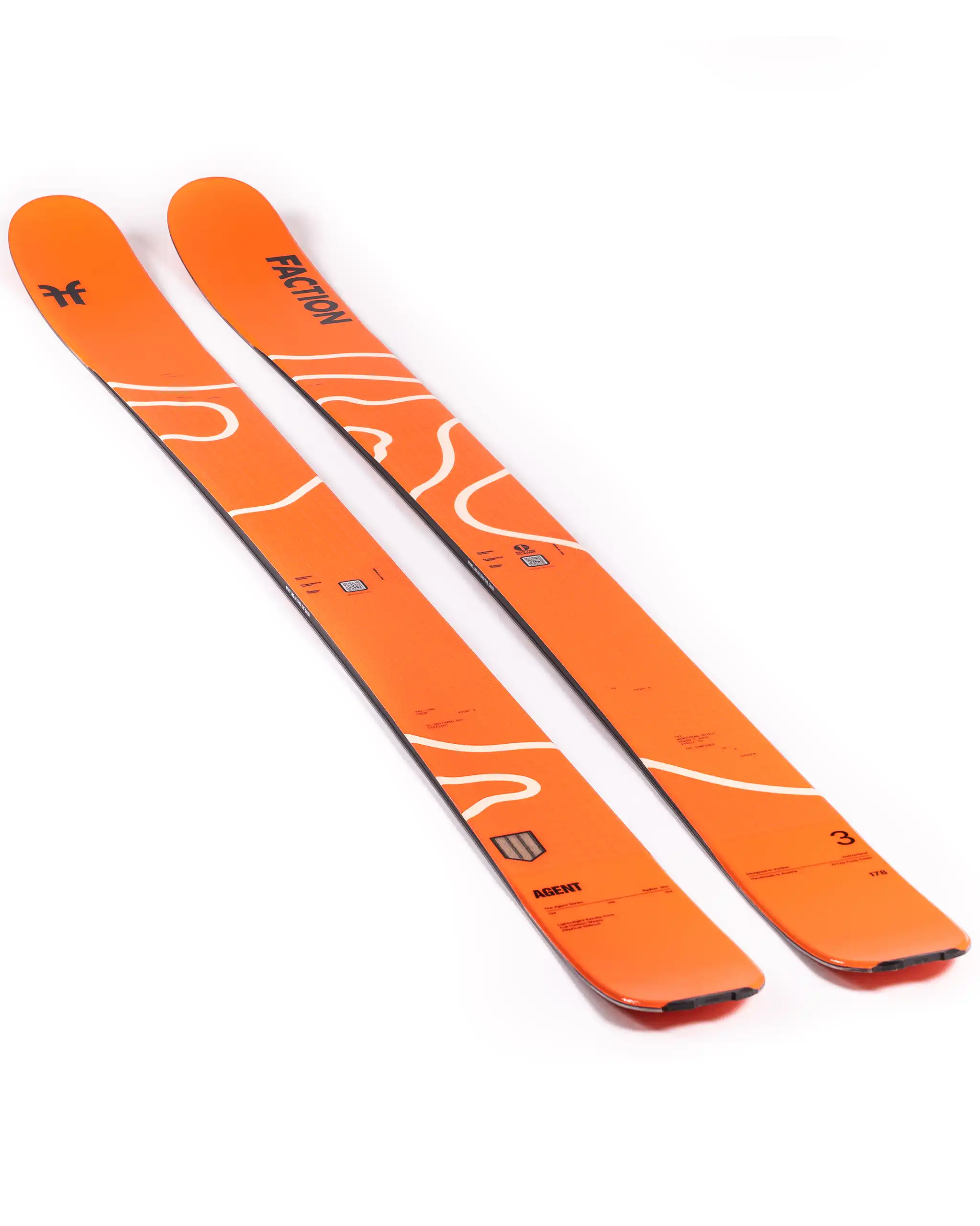 Agent 3 Skis - Orange 2027 - Image 3