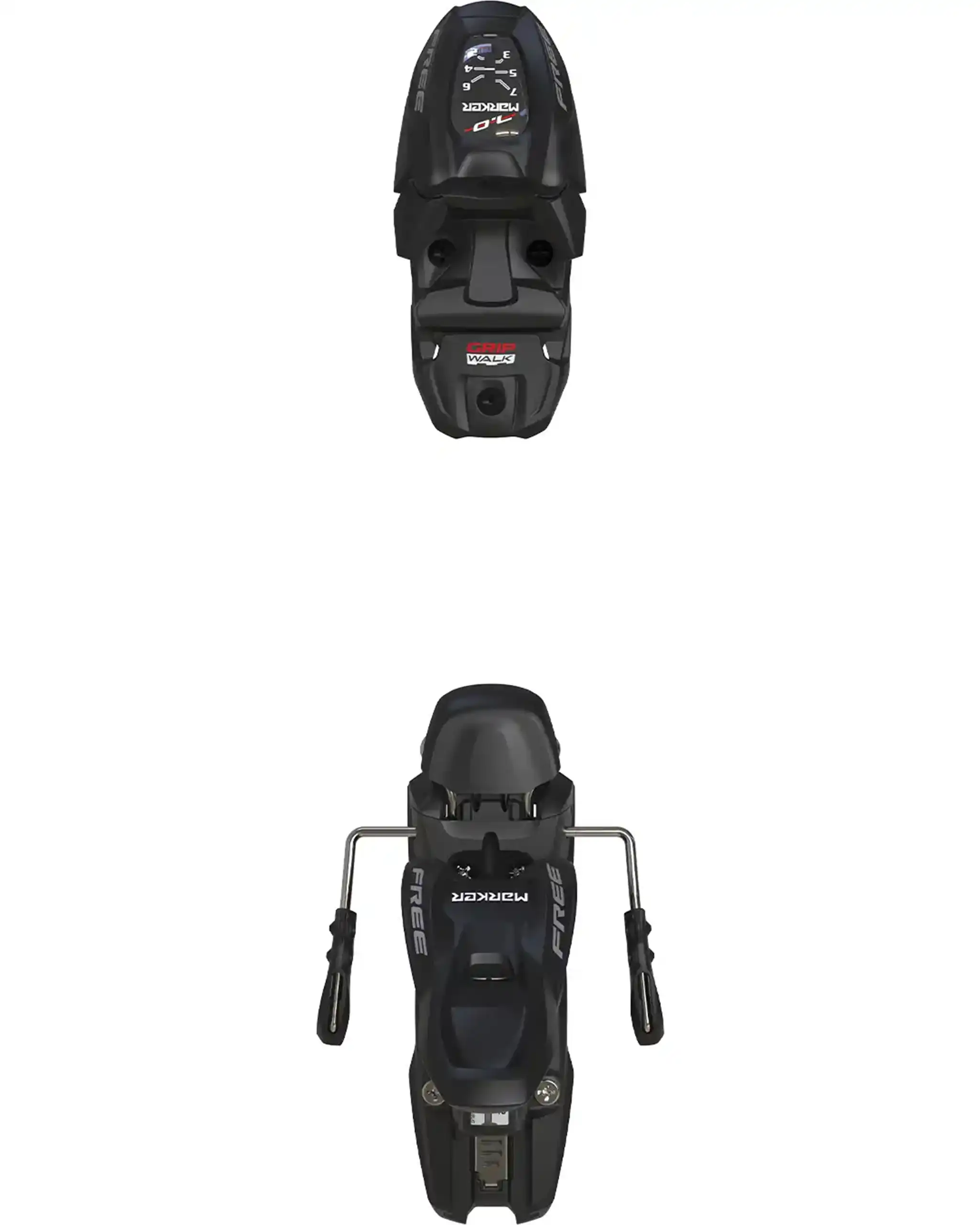 Free 7 Youth Ski Bindings - Black 2027 - Image 3