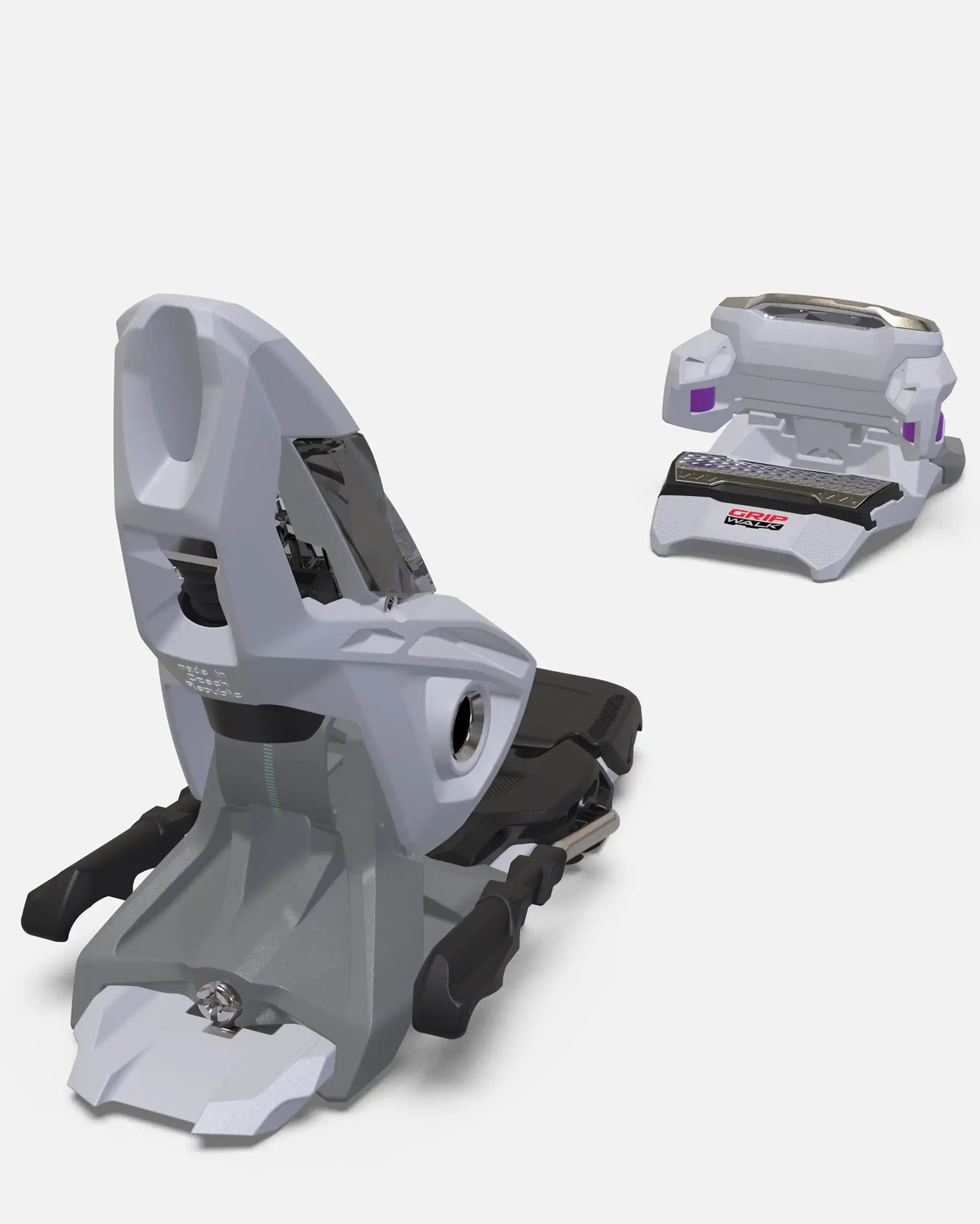 Squire 11 Ski Bindings - Grey/Purple 2027 - Image 2