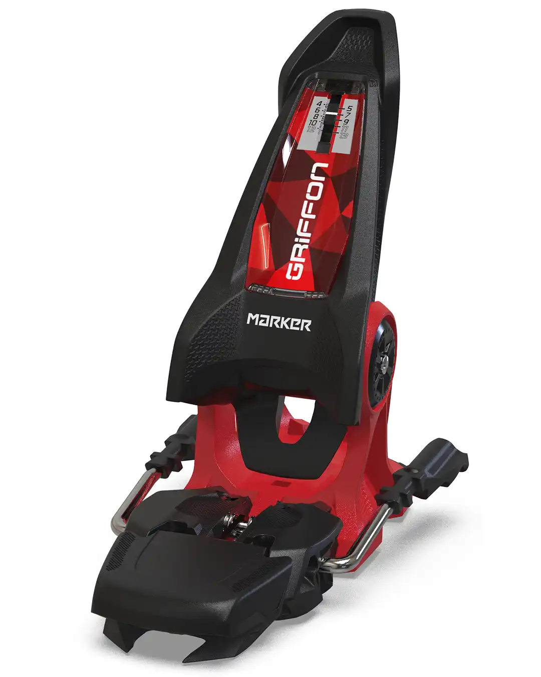 Griffon 13 Ski Bindings - Black/Red 2026 - Image 5