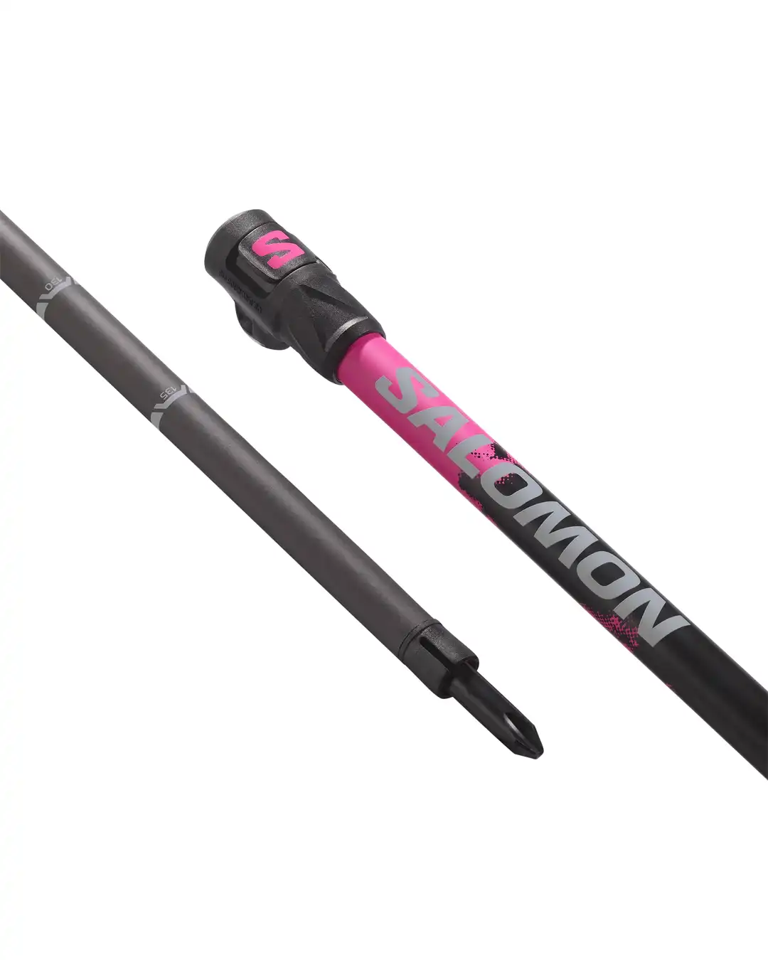 Steep Pro Vario S3 Ski Poles - Black/Rhoda - Image 5