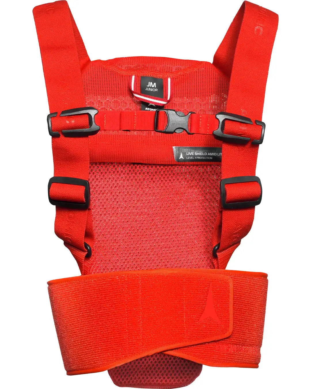 Live Shield Amid Lite Jr Back Protector - Red - Image 2