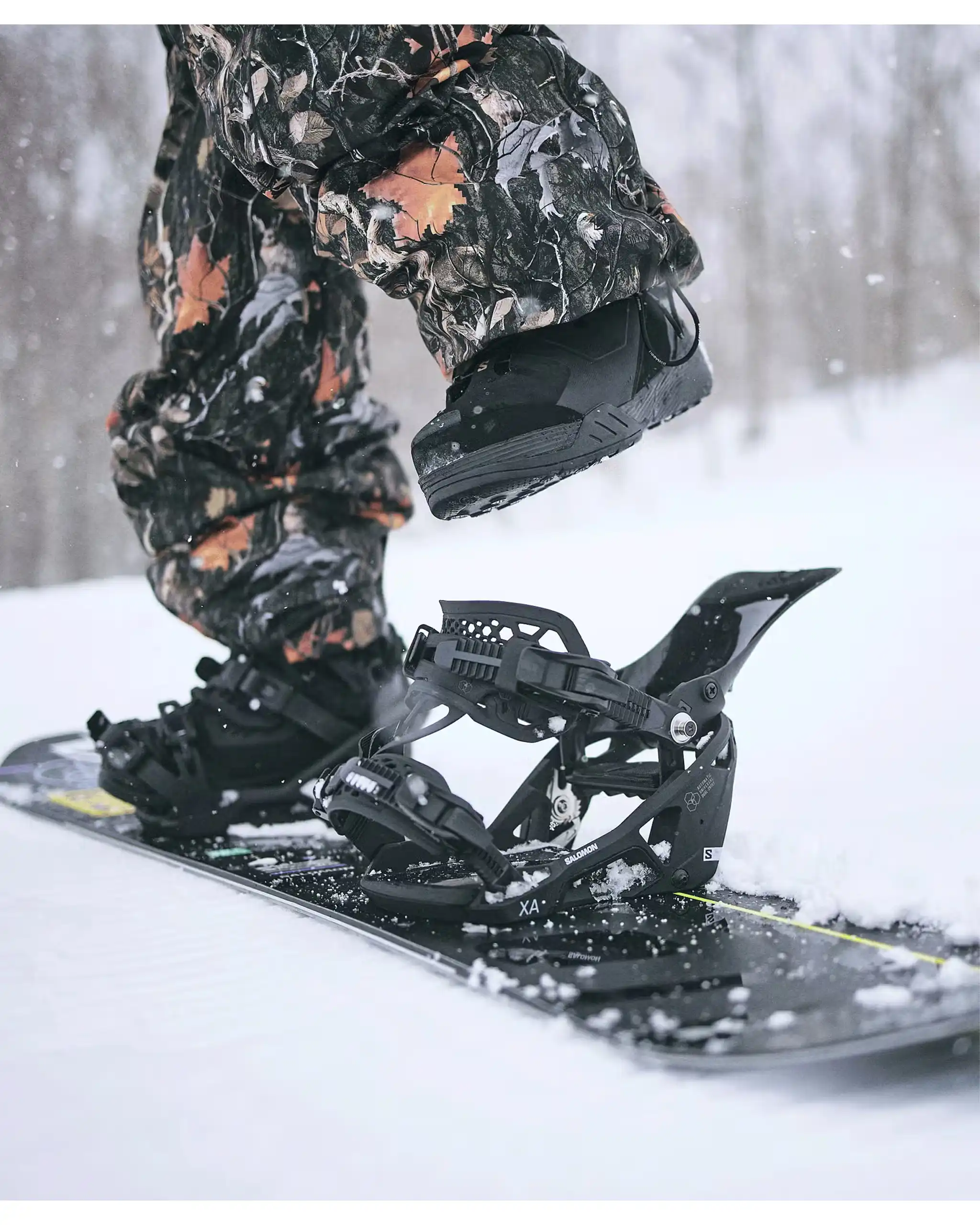 Xa Supermatic Snowboard Bindings - Black 2027 - Image 4