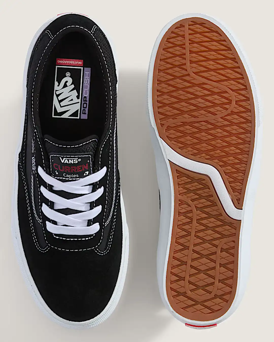 Skate Curren Caples Shoes - Black/White - Image 3