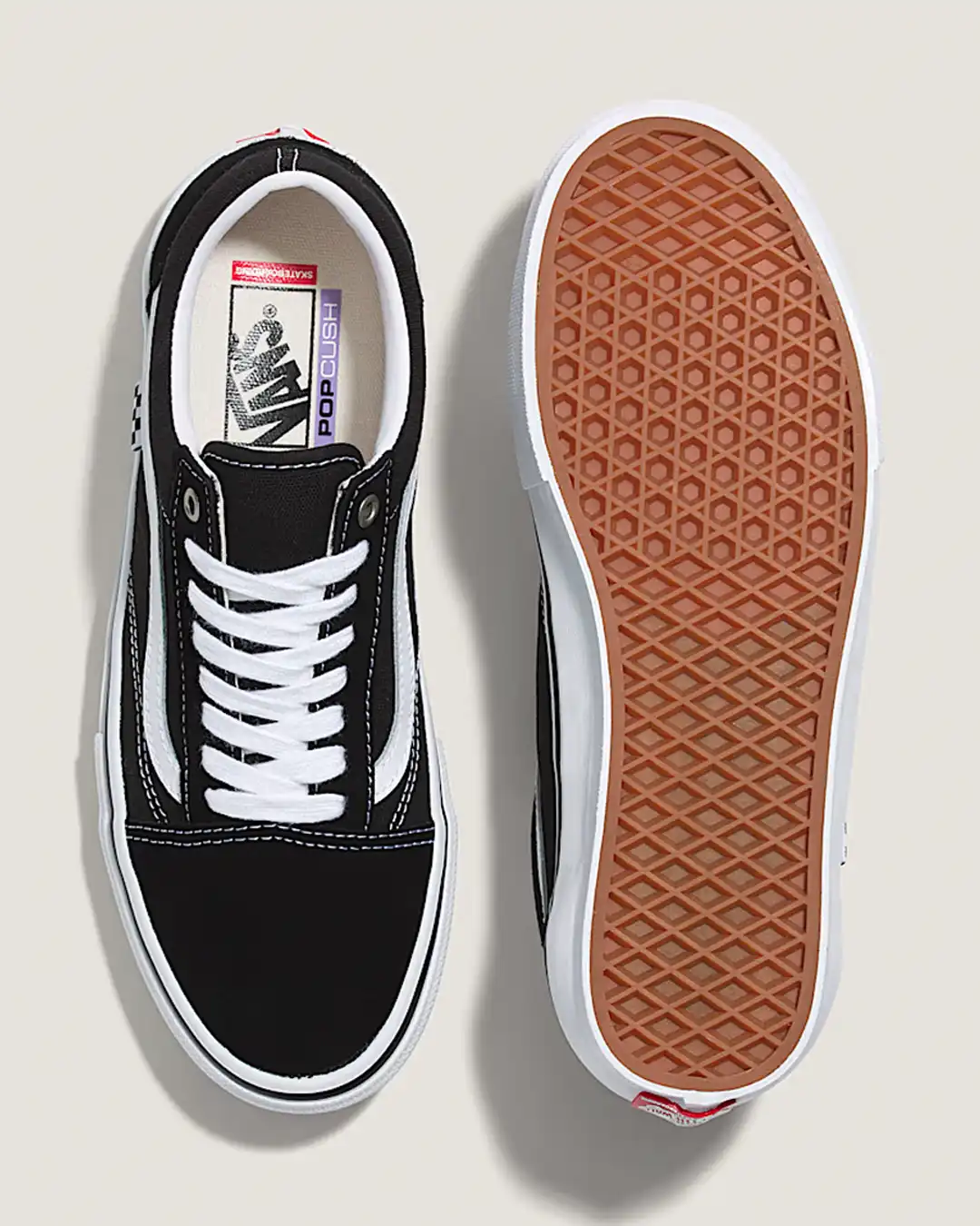 Skate Old Skool Shoes - Black/White - Image 3