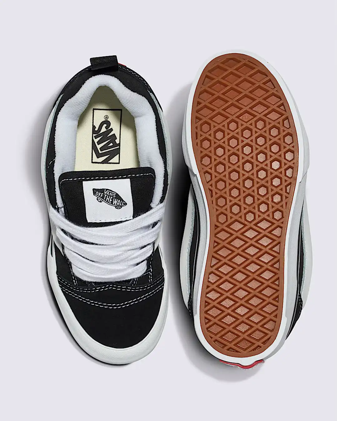 Knu Skool Kids Shoes - Black/White - Image 4