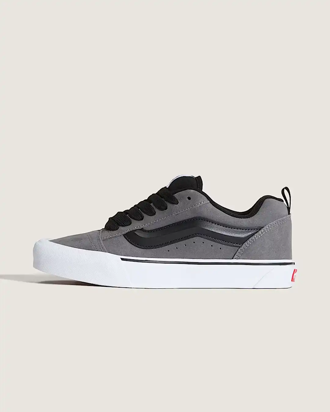 Knu Skool Shoes - Suede Pewter - Image 3